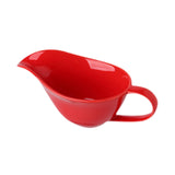 Maxbell Gravy Boat Elegant Photo Props Sauce Boat Container for Beefsteak BBQ Picnic red