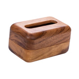 Maxbell Wood Tissue Box Cover Modern Tissue Dispenser for Office Desktop Living Room
