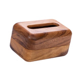 Maxbell Wood Tissue Box Cover Modern Tissue Dispenser for Office Desktop Living Room