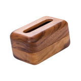 Maxbell Wood Tissue Box Cover Modern Tissue Dispenser for Office Desktop Living Room