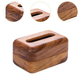 Maxbell Wood Tissue Box Cover Modern Tissue Dispenser for Office Desktop Living Room