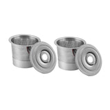 Maxbell 2 Pieces Stainless Steel Espresso Pods Reusable Coffee Tools Coffee Capsules