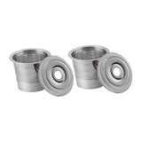 Maxbell 2 Pieces Stainless Steel Espresso Pods Reusable Coffee Tools Coffee Capsules