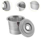 Maxbell 2 Pieces Stainless Steel Espresso Pods Reusable Coffee Tools Coffee Capsules