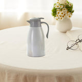 Maxbell Vacuum Kettle Portable with Handle Warm Water Jug for Kitchen Barbecue White