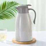 Maxbell Vacuum Kettle Portable with Handle Warm Water Jug for Kitchen Barbecue White