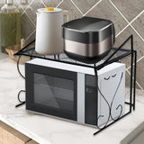 Maxbell Microwave Shelf Spice Stand Microwave Oven Rack for Countertop Office Pantry