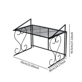 Maxbell Microwave Shelf Spice Stand Microwave Oven Rack for Countertop Office Pantry