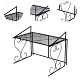 Maxbell Microwave Shelf Spice Stand Microwave Oven Rack for Countertop Office Pantry