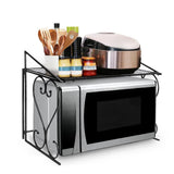Maxbell Microwave Shelf Spice Stand Microwave Oven Rack for Countertop Office Pantry