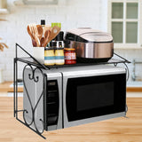 Maxbell Microwave Shelf Spice Stand Microwave Oven Rack for Countertop Office Pantry