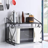Maxbell Microwave Shelf Spice Stand Microwave Oven Rack for Countertop Office Pantry