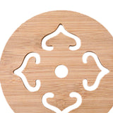 Maxbell Insulation Pad Cup Holder Kitchen Bamboo Mat for Fridge Countertop Tableware 8 pieces