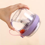 Maxbell Salad Cup Food Storage Airtight Lid Oats Container for Milk Meal Prep Yogurt Blue