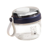 Maxbell Salad Cup Food Storage Airtight Lid Oats Container for Milk Meal Prep Yogurt Blue