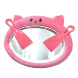 Maxbell Ice Cream Maker Rolled Ice Machine for Frozen Yogurt Sorbets Soft Serve pink