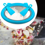 Maxbell Ice Cream Maker Rolled Ice Machine for Frozen Yogurt Sorbets Soft Serve blue
