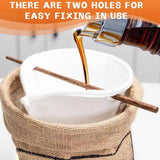 Maxbell 5Pcs Maple Syrup Filter Reusable Maple Syrup Making Premium Synthetic Filter