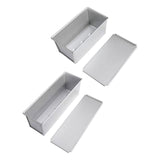 Maxbell Bread Toast Box Reusable Portable Nonstick Toast Mould for Cabinet Cafe Home 23x12x10cm