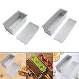 Maxbell Bread Toast Box Reusable Portable Nonstick Toast Mould for Cabinet Cafe Home 23x12x10cm