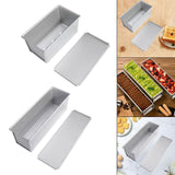 Maxbell Bread Toast Box Reusable Portable Nonstick Toast Mould for Cabinet Cafe Home 23x12x10cm