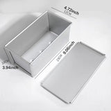 Maxbell Bread Toast Box Reusable Portable Nonstick Toast Mould for Cabinet Cafe Home 23x12x10cm