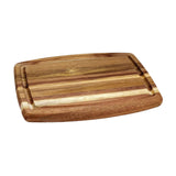 Maxbell Acacia Wooden Cutting Board Portable Pizza Cheese Board for Steak Bread Meat