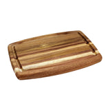 Maxbell Acacia Wooden Cutting Board Portable Pizza Cheese Board for Steak Bread Meat