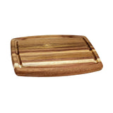 Maxbell Acacia Wooden Cutting Board Portable Pizza Cheese Board for Steak Bread Meat