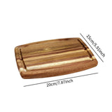 Maxbell Acacia Wooden Cutting Board Portable Pizza Cheese Board for Steak Bread Meat