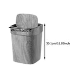 Maxbell Trash Can Farmhouse Decorative Recycle Bin for Bedroom Living Room near Desk L with lid