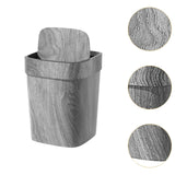 Maxbell Trash Can Farmhouse Decorative Recycle Bin for Bedroom Living Room near Desk L with lid