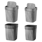 Maxbell Trash Can Farmhouse Decorative Recycle Bin for Bedroom Living Room near Desk L with lid