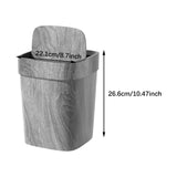 Maxbell Trash Can Farmhouse Decorative Recycle Bin for Bedroom Living Room near Desk S with lid