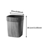 Maxbell Trash Can Farmhouse Decorative Recycle Bin for Bedroom Living Room near Desk L without lid