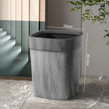 Maxbell Trash Can Farmhouse Decorative Recycle Bin for Bedroom Living Room near Desk L without lid