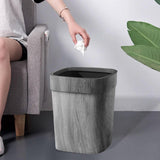 Maxbell Trash Can Farmhouse Decorative Recycle Bin for Bedroom Living Room near Desk L without lid
