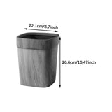 Maxbell Trash Can Farmhouse Decorative Recycle Bin for Bedroom Living Room near Desk S without lid