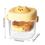 Maxbell Greek Yogurt Strainer with Lid Whey Separator for Sauce Nut Milk Fruit Juice Yellow