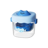 Maxbell Greek Yogurt Strainer with Lid Whey Separator for Sauce Nut Milk Fruit Juice Blue