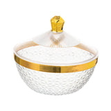Maxbell Countertop Fruit Bowl with Lid Fruit Basket for Kitchen Counter Fruit Snacks Round M