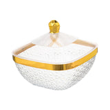 Maxbell Countertop Fruit Bowl with Lid Fruit Basket for Kitchen Counter Fruit Snacks Square M