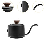 Maxbell Mini Stainless Steel Pour over Coffee Kettle 180 ml for Gift Restaurant Cafe Black