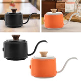 Maxbell Mini Stainless Steel Pour over Coffee Kettle 180 ml for Gift Restaurant Cafe Black