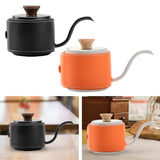 Maxbell Mini Stainless Steel Pour over Coffee Kettle 180 ml for Gift Restaurant Cafe Black