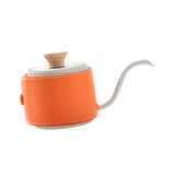 Maxbell Mini Stainless Steel Pour over Coffee Kettle 180 ml for Gift Restaurant Cafe Orange