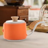 Maxbell Mini Stainless Steel Pour over Coffee Kettle 180 ml for Gift Restaurant Cafe Orange