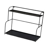 Maxbell 2 Layer Spice Rack Countertop Shelf Organizer for Living Room Cupboard Table