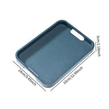 Maxbell Wooden Serving Tray Double Handles Decorative Tray for Lunch Wedding Dessert 33x24cm