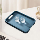 Maxbell Wooden Serving Tray Double Handles Decorative Tray for Lunch Wedding Dessert 40x29cm